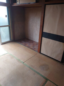 宇都宮市の特殊清掃・遺品整理|50代男性宅の作業事例の不用品回収・片付け作業写真