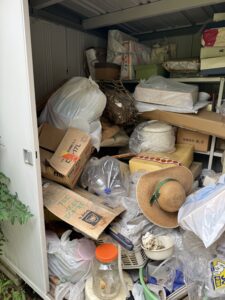 物置小屋片付けのご依頼 | 宇都宮市在住60代女性からご依頼の不用品回収・片付け作業写真